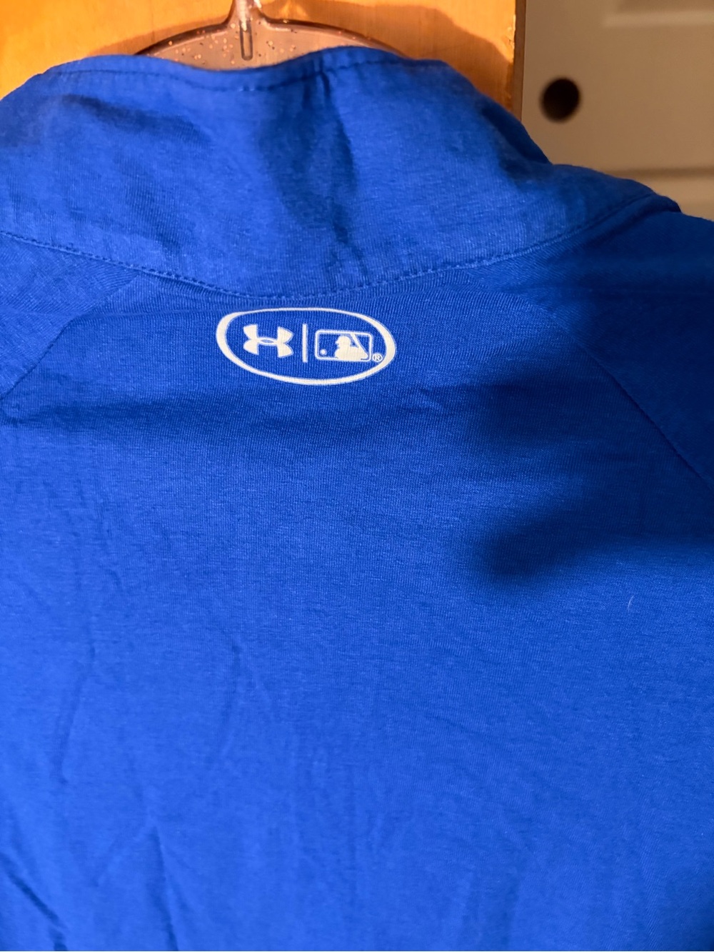Under Armour women’s Royal Blue MLB HeatGear Quarter-Zip.  Size small. - Picture 3 of 5